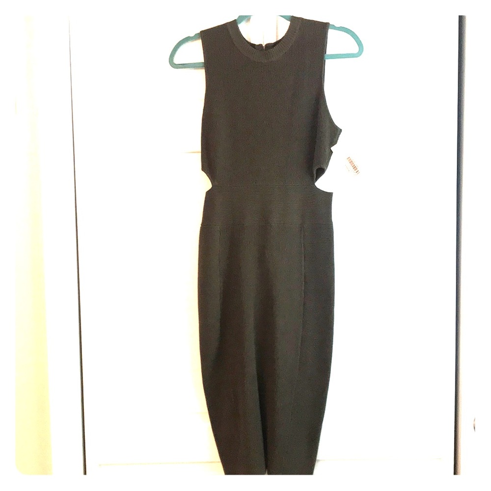 Olive Green Knit Dress